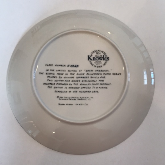 Annie-“Daddy Warbucks” collectable plate - Picture 5 of 6